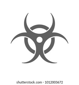 Radioactivity icon in trendy flat style isolated on white background. Symbol for your web site design, logo, app, UI. Vector illustration, EPS