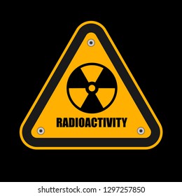 radioactivity road sign