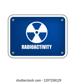 radioactivity road sign