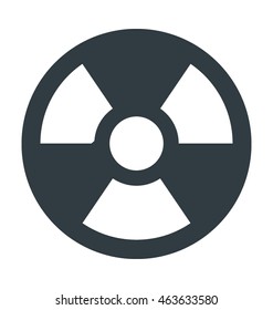 Radioactivity Symbol Colored Vector Icon