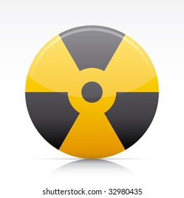 Radioactivity. Vector in Adobe Illustrator EPS for multiple applications.
