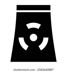 Radioactivity Vector Glyph Icon Vector Design