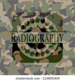 Radiography camouflaged emblem