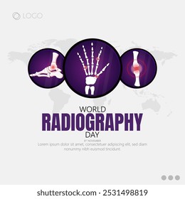 Radiography Day, observed on November 8th, celebrates the discovery of X-rays by Wilhelm Conrad Roentgen in 1895.