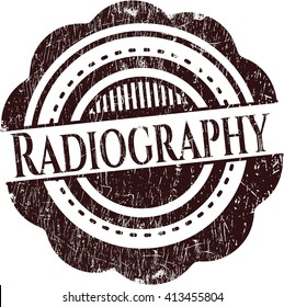 Radiography rubber grunge texture stamp