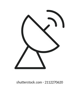 Imagen vectorial del icono del radiolocador. También se puede usar para Fitness físico. Adecuado para aplicaciones móviles, aplicaciones web y medios impresos.