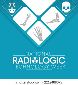 Radiologic Technology Week (NRTW) Is Observed Each Year In November, Radiology Is The Medical Discipline That Use Medical Imaging To Diagnose And Treat Diseases Within The Bodies Of Animals And Humans