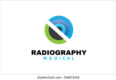 Radiology Circle Device Logo Vector Symbol Icon Design Illustration