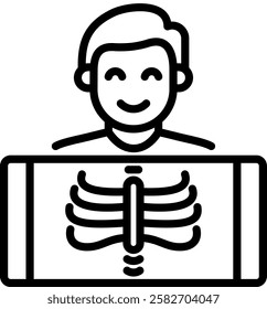 Radiology Icon Element For Design