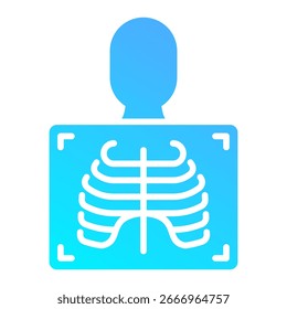 Radiologie-Icon-Element für Design