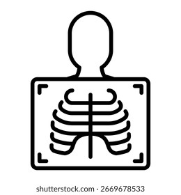 Radiology Icon Element For Design