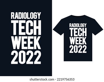 Radiology Tech Week 2022 Illustrations For Print-ready T-Shirts Design