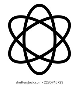Radionuclide Icon. Radioisotope icon. Vector.