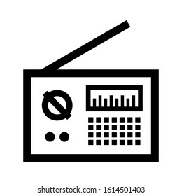 radios icon isolated sign symbol vector illustration - high quality black style vector icons
