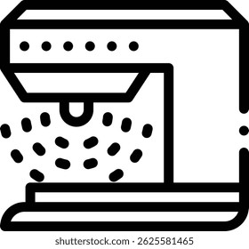 radios icon. Thin Linear Style Design Isolated On White Background