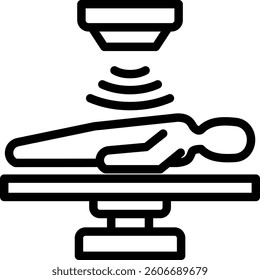 Radiotherapy Icon Element For Design