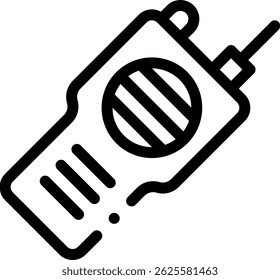 radiotherapy icon. Thin Linear Style Design Isolated On White Background