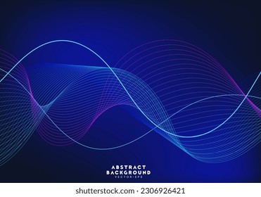 radiowave pattern stripedline communication technology theme background for advertisement website template website template,cover landingpage label design vector.