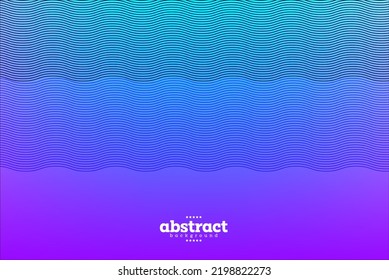 radiowave vibrant curve line in gradient blue and violet background  can be use for advertisement banner website brochure template package design vector eps.