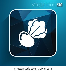 Radish abstract isolated logo beetroot food vector.