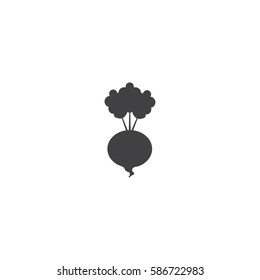 radish icon. sign design