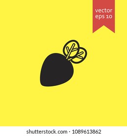 radish. radish icon. sign design. Vector EPS 10