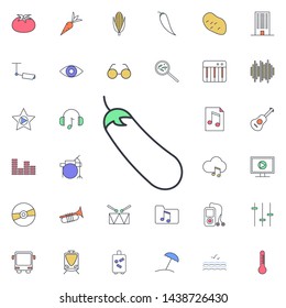 Radish icon. Universal set of web for website design and development, app development