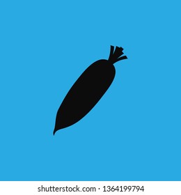 radish icon vector