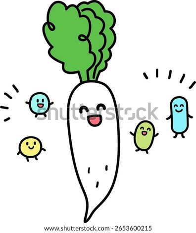 Radish and plant-based lactic acid bacteria character
