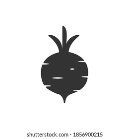 radish turnip icon vector illustration