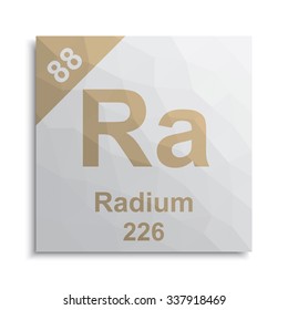 Radium Element Periodic Table Stock Vector (Royalty Free) 337918469 ...