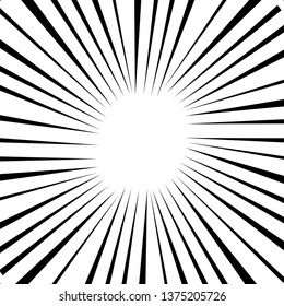 The radius of the sun or the sun bursting