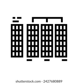 radix sort algorithm line icon vector. radix sort algorithm sign. isolated contour symbol black illustration