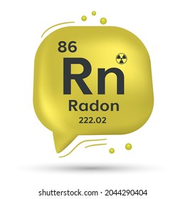 Símbolo de radar. Burbuja del discurso, póster y concepto de pegatina. 3.ª burbuja de habla