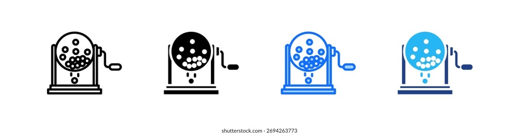 Conjunto de ícones de defletor Coleção de estilos múltiplos