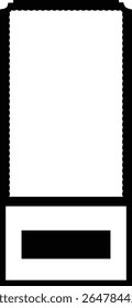 Raffle ticket icon. Vector for apps or website image isolated on transparent background. Ticket for event or program access icon in line Tickets or Coupons, credit card, chip card symbol.