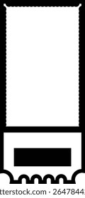 Raffle ticket icon. Vector for apps or website image isolated on transparent background. Ticket for event or program access icon in line Tickets or Coupons, credit card, chip card symbol.