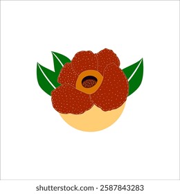 
The Rafflesia Arnoldi flower grows in Indonesia with a foul smell