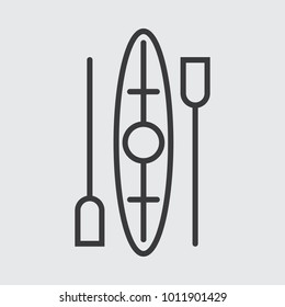 Raft line icon