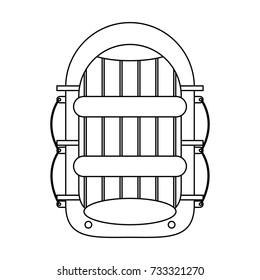 raft row boat icon image 