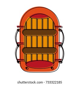 raft row boat icon image 