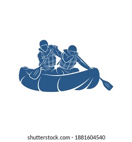 
Rafting design vector illustration, Creative Rafting logo design concepts template, icon symbol