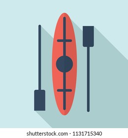 Rafting icon. Rafting boat icon