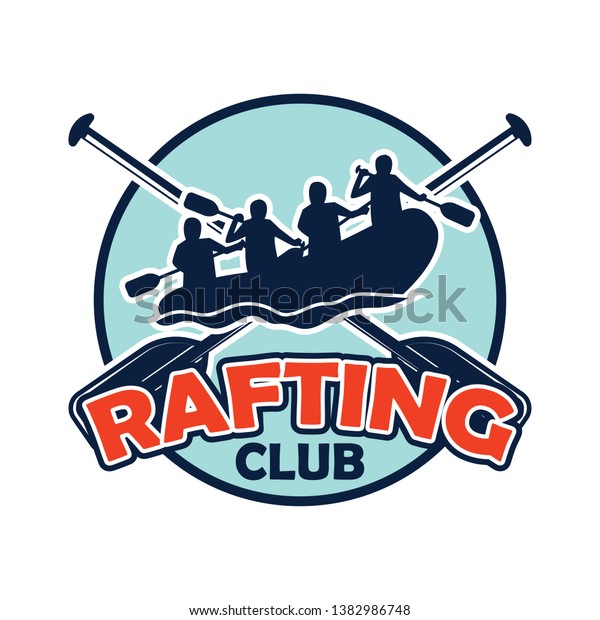 Rafting Logo Text Space Your Slogan Stock Vector (Royalty Free ...