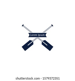 rafting logo vector with text space for your slogan. vector illustration.