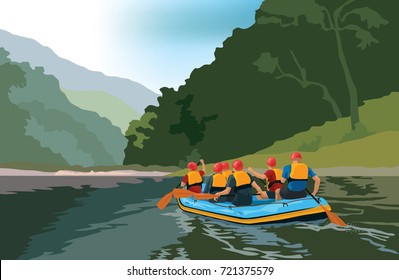 Rafting team