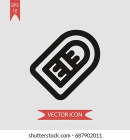 Rafting vector icon, illustration symbol