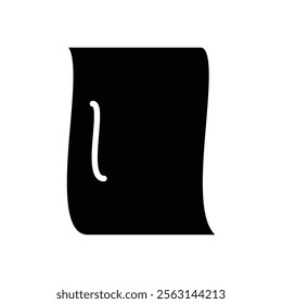 Rag icon Isolated flat vector in outline