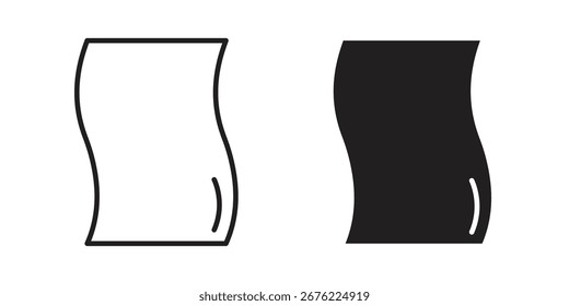 Símbolo de ícone de pano para seus designs da Web. Logotipo de ícone, aplicativo, interface do usuário.