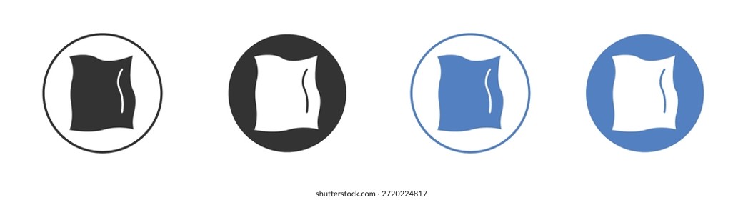 Icono del trapo para el Diseño web. pixel iconos planos perfectos